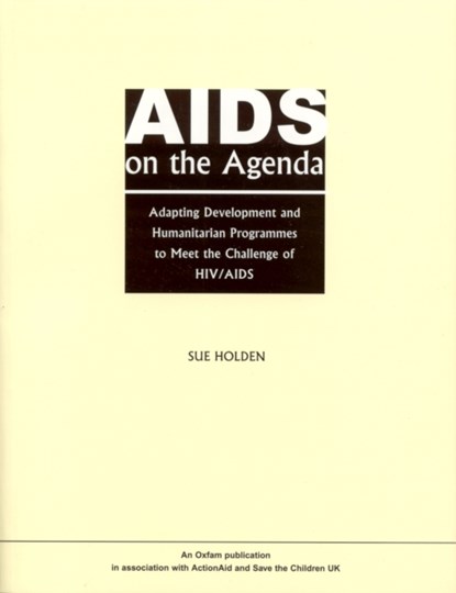 Aids on the Agenda, Sue (Development Consultant) Holden - Paperback - 9780855984694
