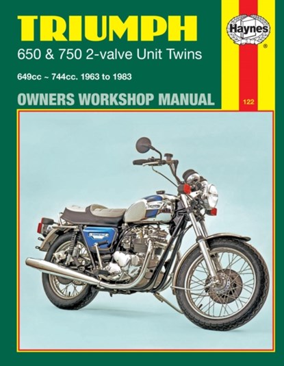 Triumph 650 & 750 2-Valve Unit Twins (63 - 83), Haynes Publishing - Paperback - 9780856968907