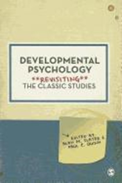 Developmental Psychology, SLATER,  Alan M. ; Quinn, Paul C. - Paperback - 9780857027580