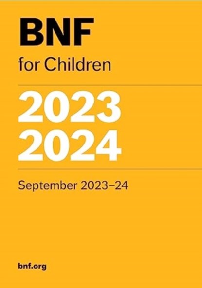 BNF for Children (BNFC) 2023-2024, Paediatric Formulary Committee - Paperback - 9780857114631