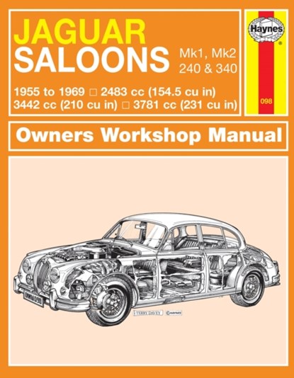 Jaguar MkI & II, 240 & 340 (55 - 69) Haynes Repair Manual, Haynes Publishing - Paperback - 9780857335944