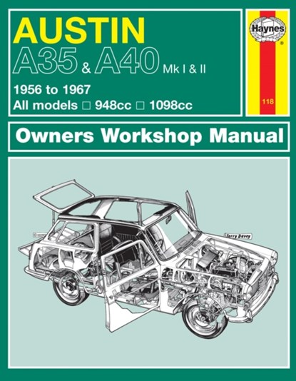 Austin A35 & A40 (1956 - 1967) Haynes Repair Manual, Haynes Publishing - Paperback - 9780857336118