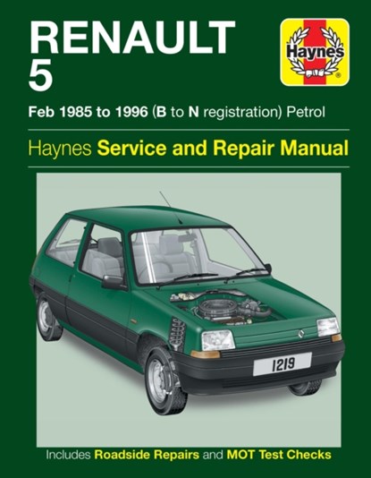 Renault 5 Petrol Service And Repair Manual, Haynes Publishing - Paperback - 9780857337535