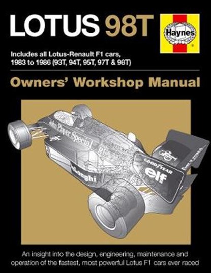 Lotus 98T Owners' Workshop Manual, Stephen Slater - Gebonden - 9780857337771