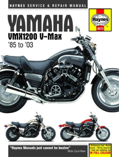 Yamaha V-Max (85 - 03) Haynes Repair Manual, Haynes Publishing - Paperback - 9780857338655