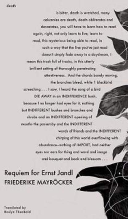Requiem for Ernst Jandl, Friederike Mayrocker - Gebonden - 9780857424754