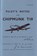 Chipmunk T10 Pilot's Notes, Air Ministry - Paperback - 9780859790239