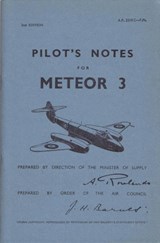 Meteor III Pilot's Notes -  - 9780859790291