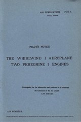 Whirlwind I Pilot's Notes -  - 9780859790567