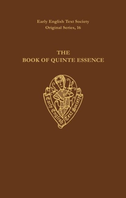 Book of Quinte Essence Sloane MS 73, F.J. Furnivall - Gebonden - 9780859918060