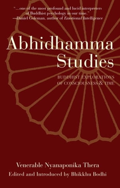Abhidhamma Studies, Nyanaponika Thera - Ebook - 9780861719181