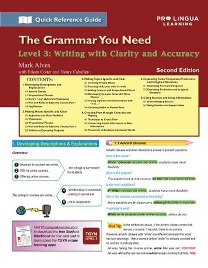 Writing with Clarity and Accuracy, Mark Alves ; Henry Caballero ; Eileen Cotter - Paperback - 9780866475747