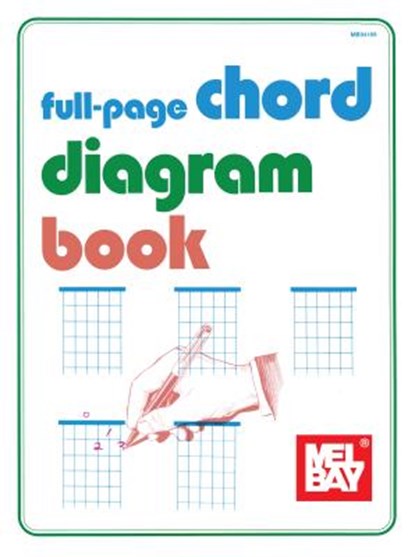Full-Page Chord Diagram Book, Mel Bay Publications Inc - Paperback - 9780871669377