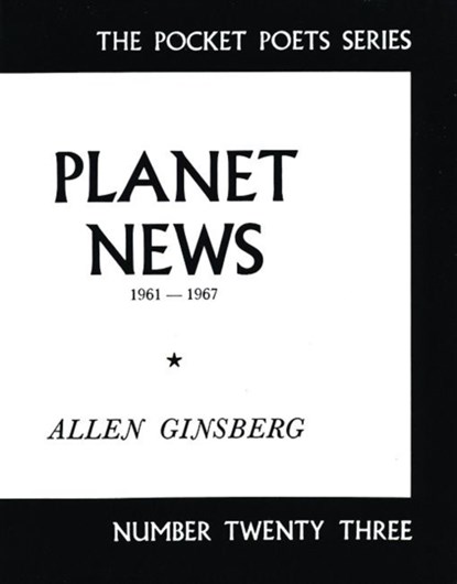 Planet News, GINSBERG,  Allen - Paperback - 9780872860209