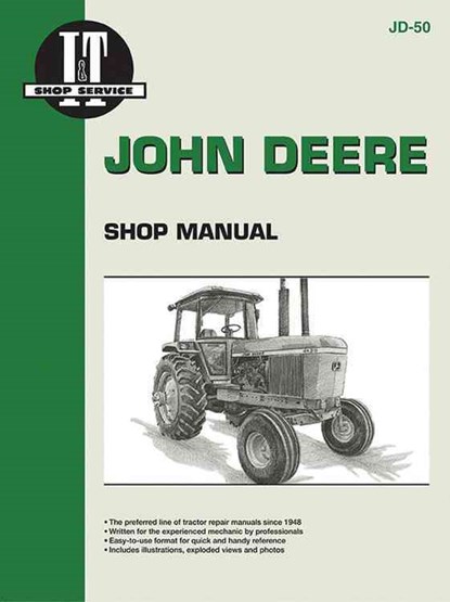 John Deere Model 4030-4630 Tractor Service Repair Manual, Haynes Publishing - Paperback - 9780872880856