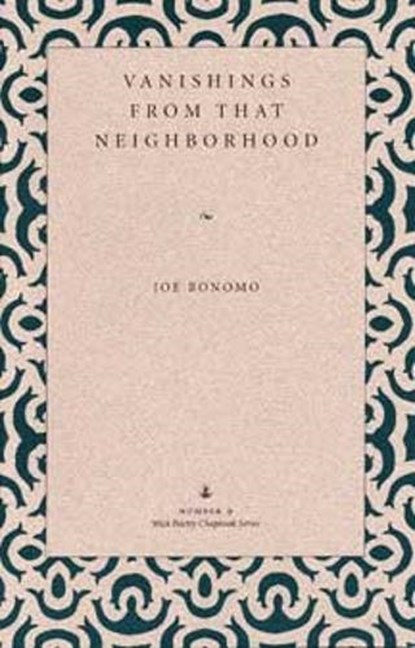 Vanishings from That Neighborhood, niet bekend - Paperback - 9780873385442