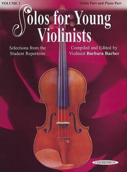 Solos for Young Violinists , Vol. 3, Barbara Barber - Gebonden - 9780874879902