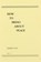 How to Bring about Peace (#21), Emmet Fox - Paperback - 9780875167503