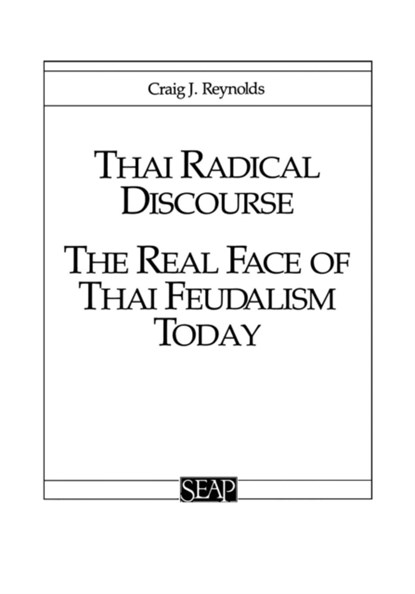 Thai Radical Discourse, Craig J. Reynolds - Paperback - 9780877277026