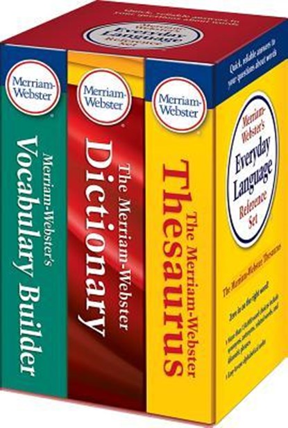 Merriam-Webster's Everyday Language Reference Set, Merriam-Webster - Paperback - 9780877793328