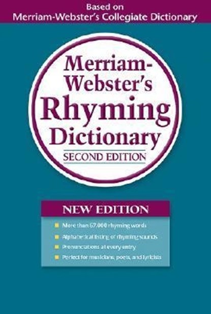 Merriam-Webster's Rhyming Dictionary, Merriam-Webster - Paperback - 9780877796411
