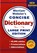 Merriam-Webster's Concise Dictionary, Merriam-Webster Inc. - Paperback - 9780877796442