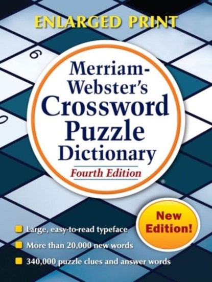 Merriam Webster's Crossword Puzzle Dictionary, Merriam-Webster - Paperback - 9780877797340
