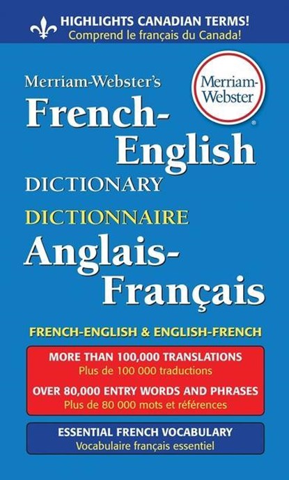 Merriam Webster's French-English Dictionary, Merriam-Webster Inc - Paperback - 9780877799177