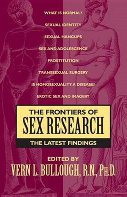The Frontiers of Sex Research, BULLOUGH,  Vern - Paperback - 9780879751135