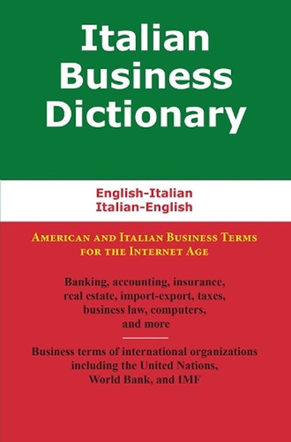 Italian Business Dictionary, niet bekend - Paperback - 9780884003199