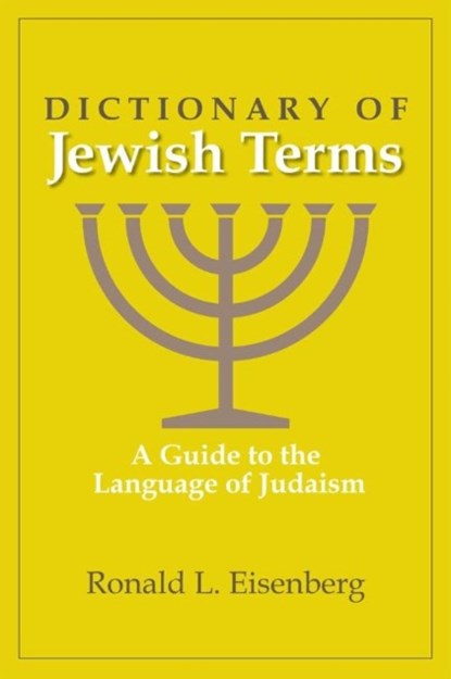 Dictionary of Jewish Terms, Ronald L Eisenberg - Paperback - 9780884003526