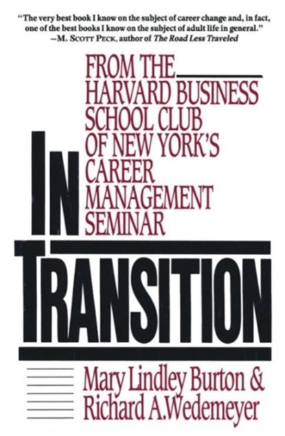 In Transition, Mary Lindley Burton ; Richard A Wedemeyer - Paperback - 9780887305719