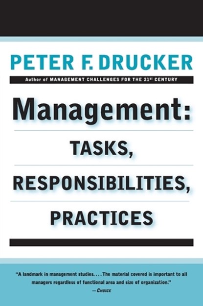 Management, Peter F. Drucker - Paperback - 9780887306150