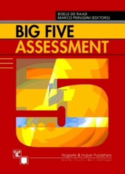 Big Five Assessment, RAAD,  Boele De ; Perugini, Marco - Gebonden - 9780889372429