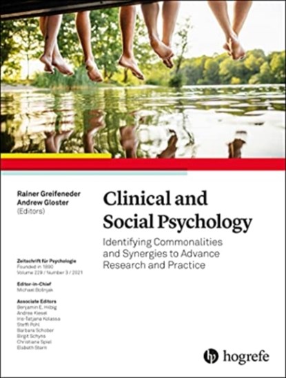 Clinical and Social Psychology, Rainer Greifeneder ; Andrew Gloster - Paperback - 9780889375963