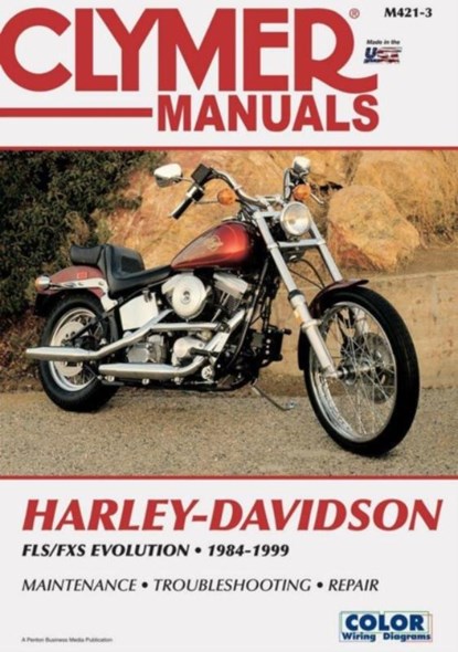 Harley-Davidson FLS-FXS Evolution, Evo Softail, Fat Boy (1984-1999) Service Repair Manual, Haynes Publishing - Paperback - 9780892878451