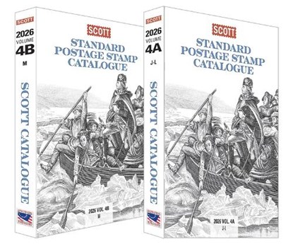 2026 Scott Stamp Postage Catalogue Volume 4: Cover Countries J-M (2 Copy Set): Scott Stamp Postage Catalogue Volume 4: Countries J-M, Jay Bigalke - Paperback - 9780894877599