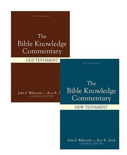 Bible Knowledge Commentary, John F Walvoord - Gebonden - 9780896938007