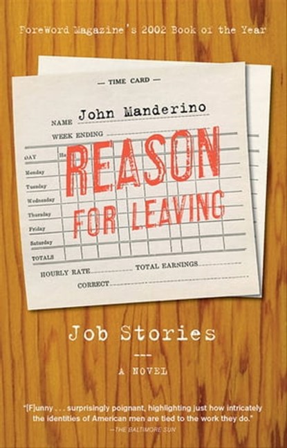 Reason for Leaving, John Manderino - Ebook - 9780897337748