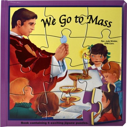 We Go to Mass (Puzzle Book): St. Joseph Puzzle Book: Book Contains 5 Exciting Jigsaw Puzzles, Jude Winkler - Gebonden - 9780899427164