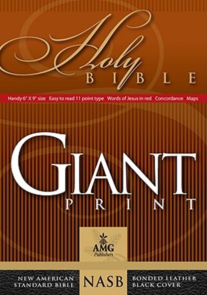Giant Print Bible-NASB-Handy-Size, Warren Patrick Baker - Gebonden - 9780899579450