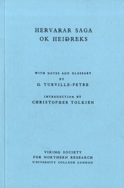 Hervarar Saga ok Heidreks, Viking Soc.For Northern Res. - Paperback - 9780903521116