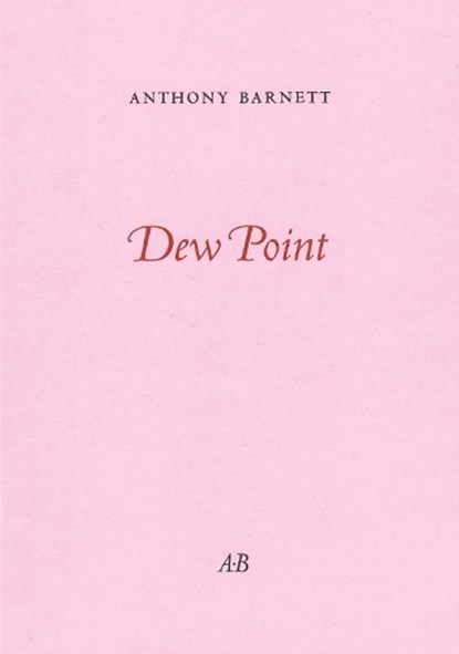 Dew Point, Anthony Barnett - Paperback - 9780907954811