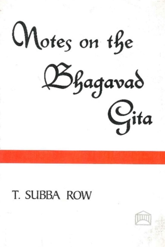 Notes on the Bhagavad-Gita