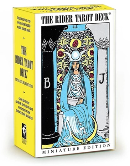 Miniature Rider-Waite(r) Tarot: Compact and Portable Miniature 78-Card Tarot with Iconic Pamela Colman Smith Artwork, Essential for Beginners & Expert, C. Smith Pamela - Gebonden - 9780913866597