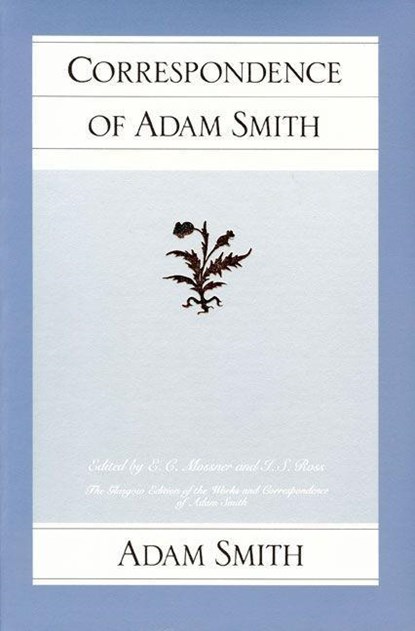 Correspondence of Adam Smith, Adam Smith - Paperback - 9780913966990