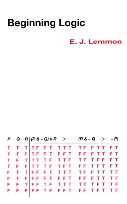 Beginning Logic, E. J. Lemmon - Paperback - 9780915144501