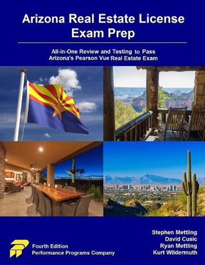 Arizona Real Estate License Exam Prep: All-in-One Review and Testing to Pass Arizona's Pearson Vue Real Estate Exam, David Cusic - Paperback - 9780915777532