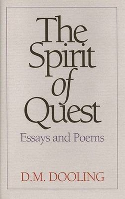 The Spirit of Quest, DOOLING,  D.M. - Gebonden - 9780930407308