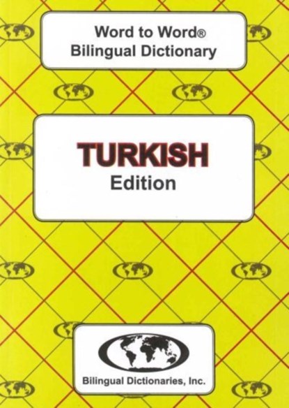English-Turkish & Turkish-English Word-to-Word Dictionary, C. Sesma - Paperback - 9780933146952